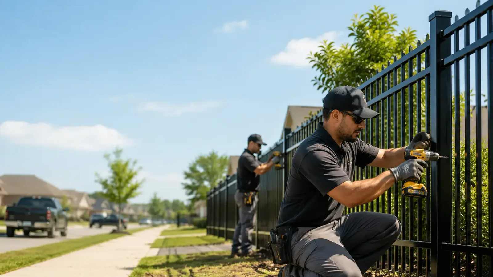 Metal Fence Installation in Midland City, AL